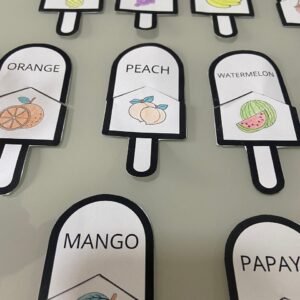 Matching Puzzles Fruit Popsicle
