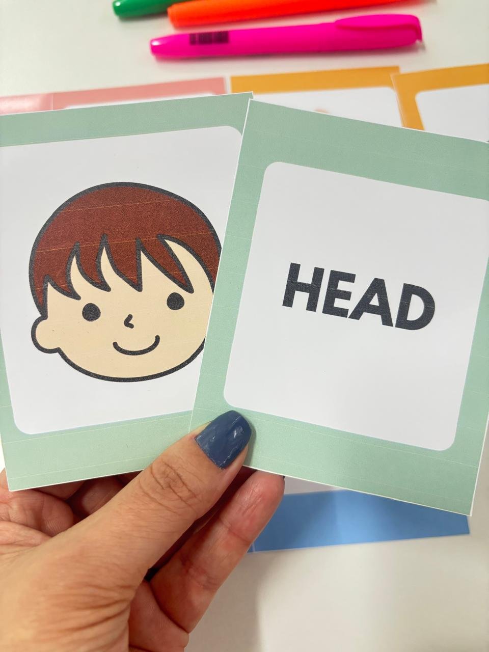 Parts of the Body - Memory Game