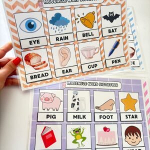 Moveable Word Dictation