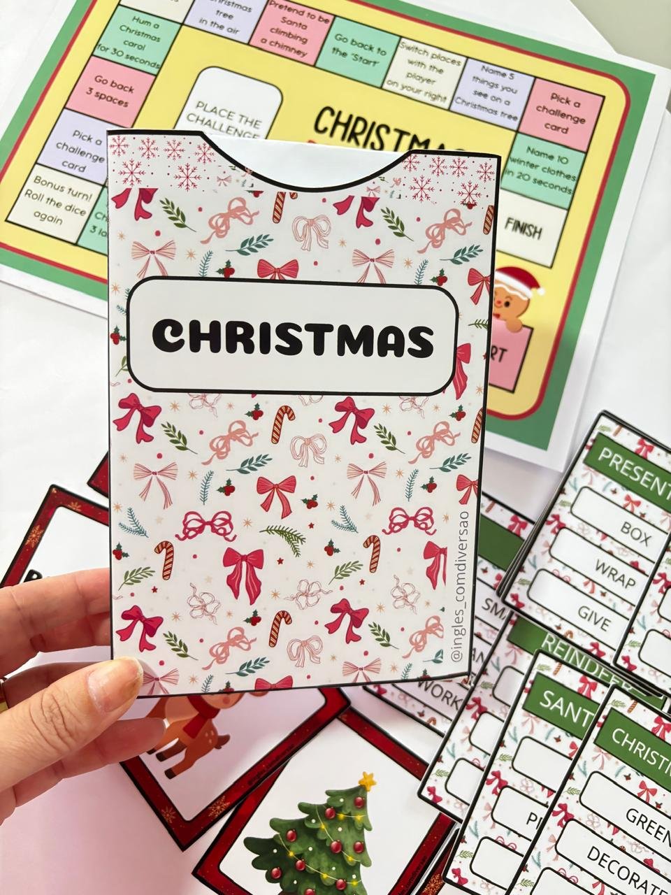 Mega Combo de Natal: 3 Jogos + 3 Worksheets