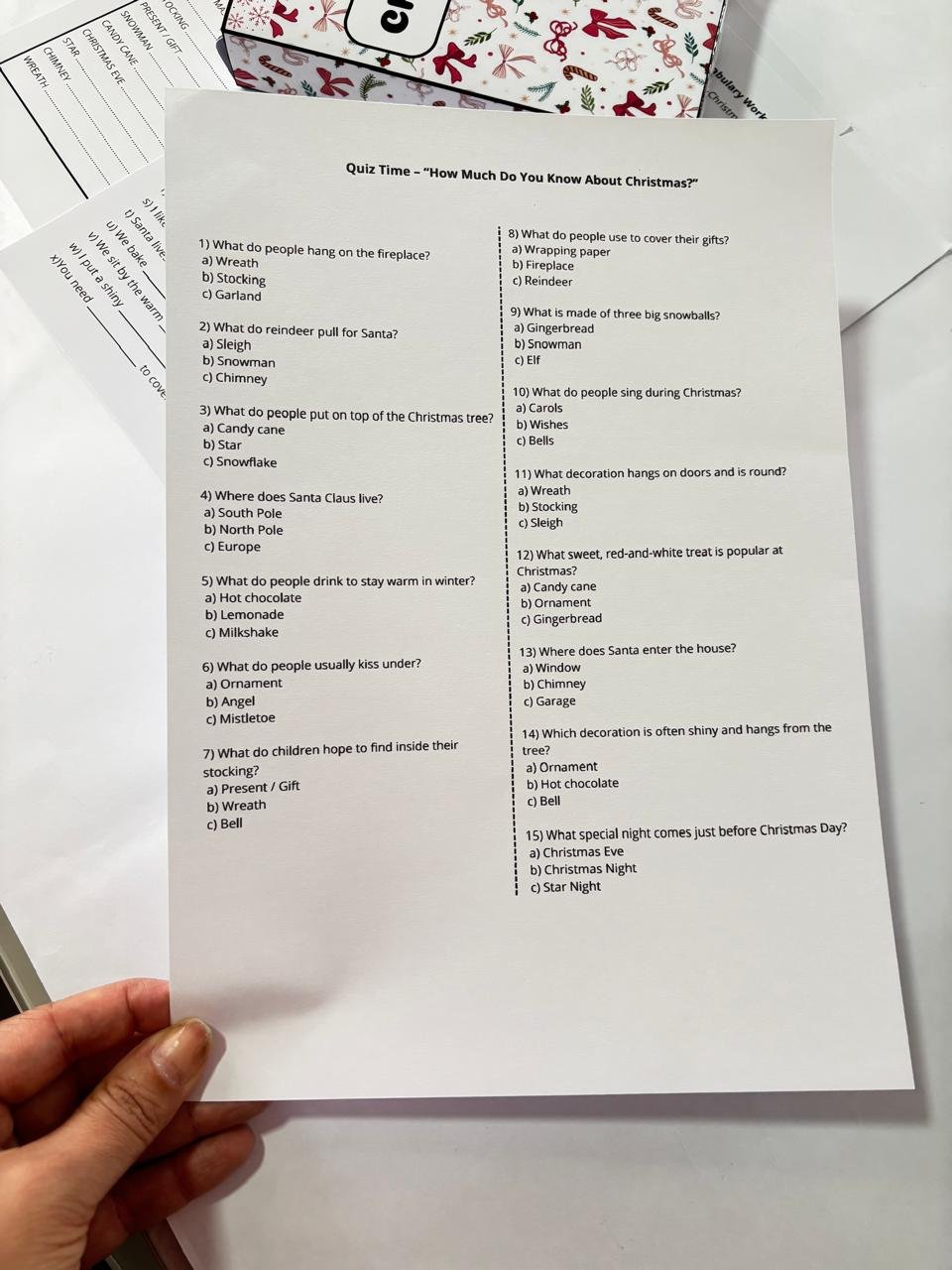 Mega Combo de Natal: 3 Jogos + 3 Worksheets - Imagem 14