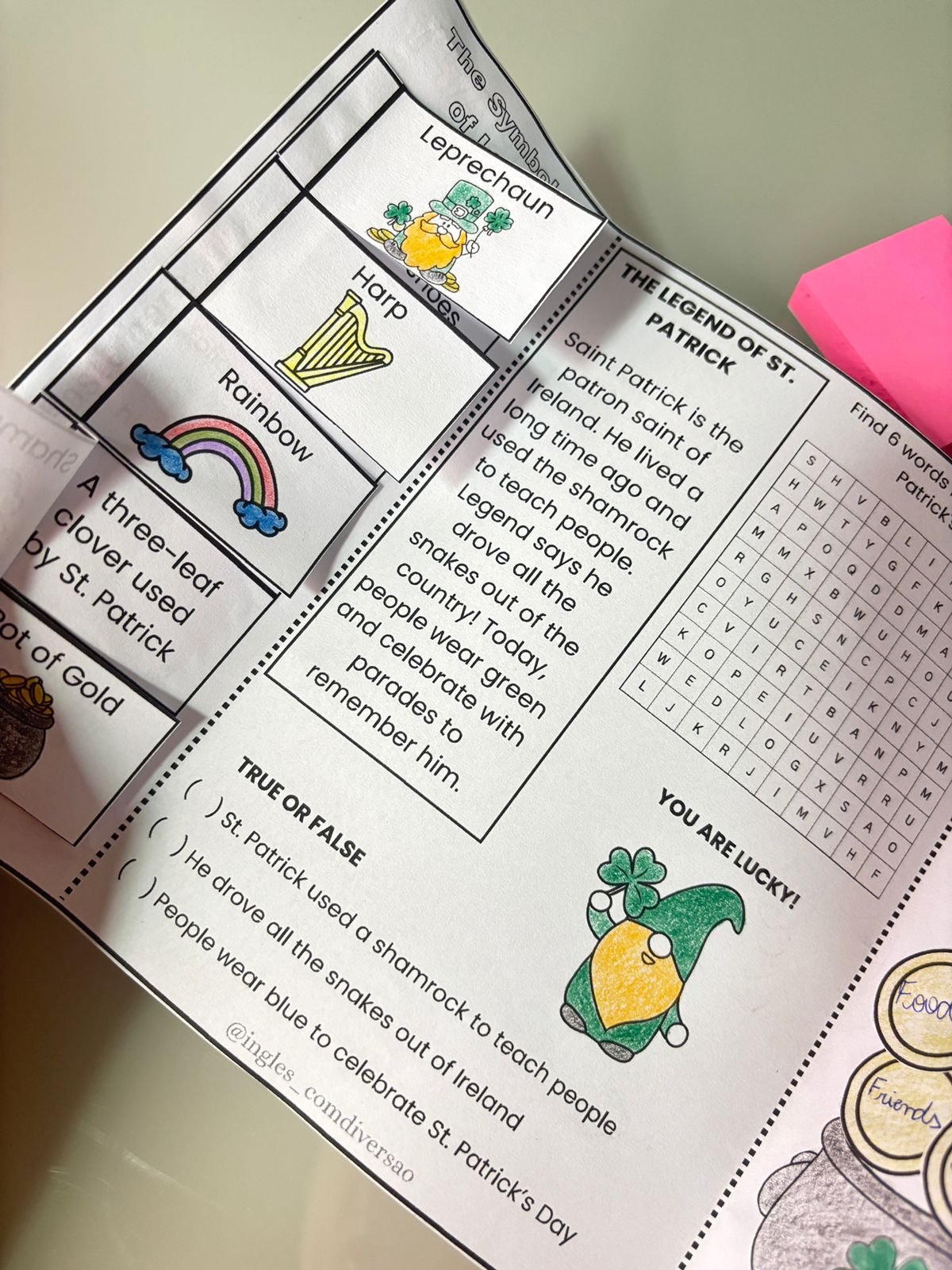 Lapbook Saint Patrick's Day - Imagem 3