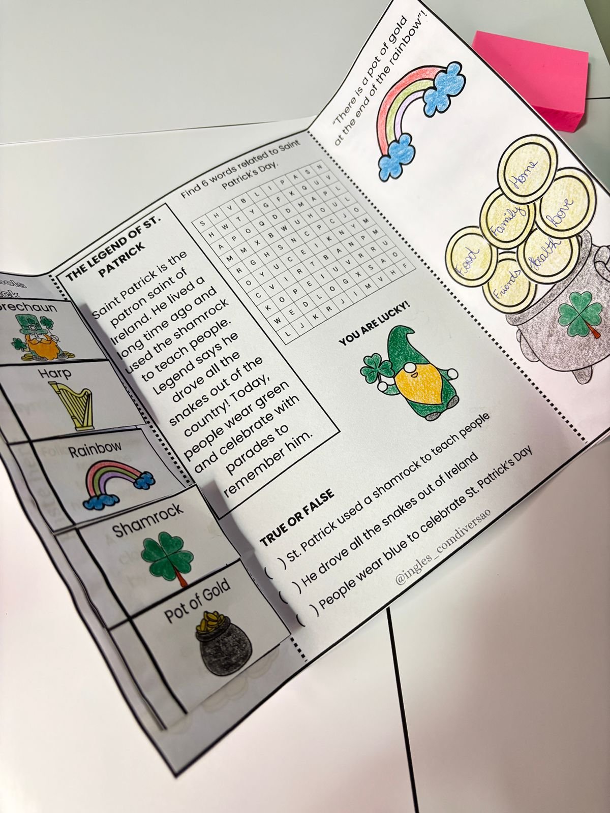 Lapbook Saint Patrick's Day - Imagem 2