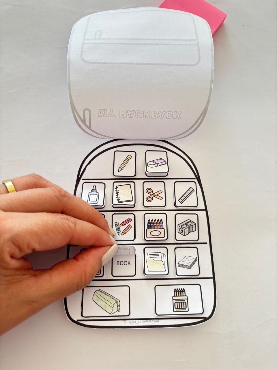 “Interactive Vocabulary Activity - My Backpack, My Fridge, My Closet” - Imagem 2