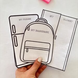“Interactive Vocabulary Activity - My Backpack, My Fridge, My Closet”