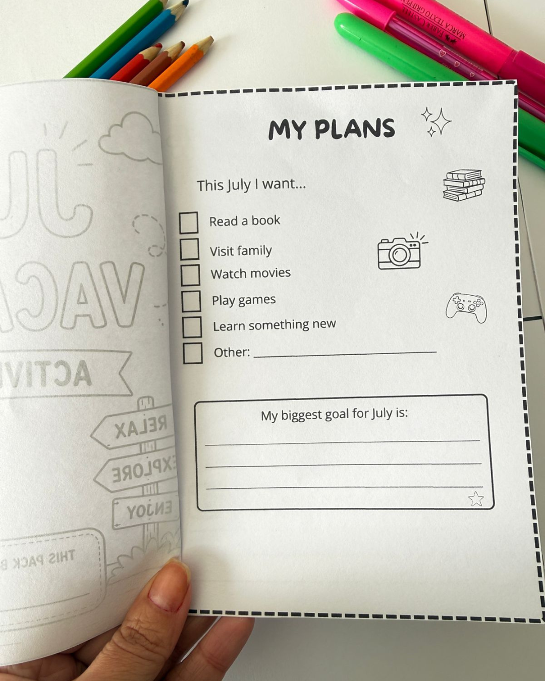July Vacation Activity Pack - Imagem 2