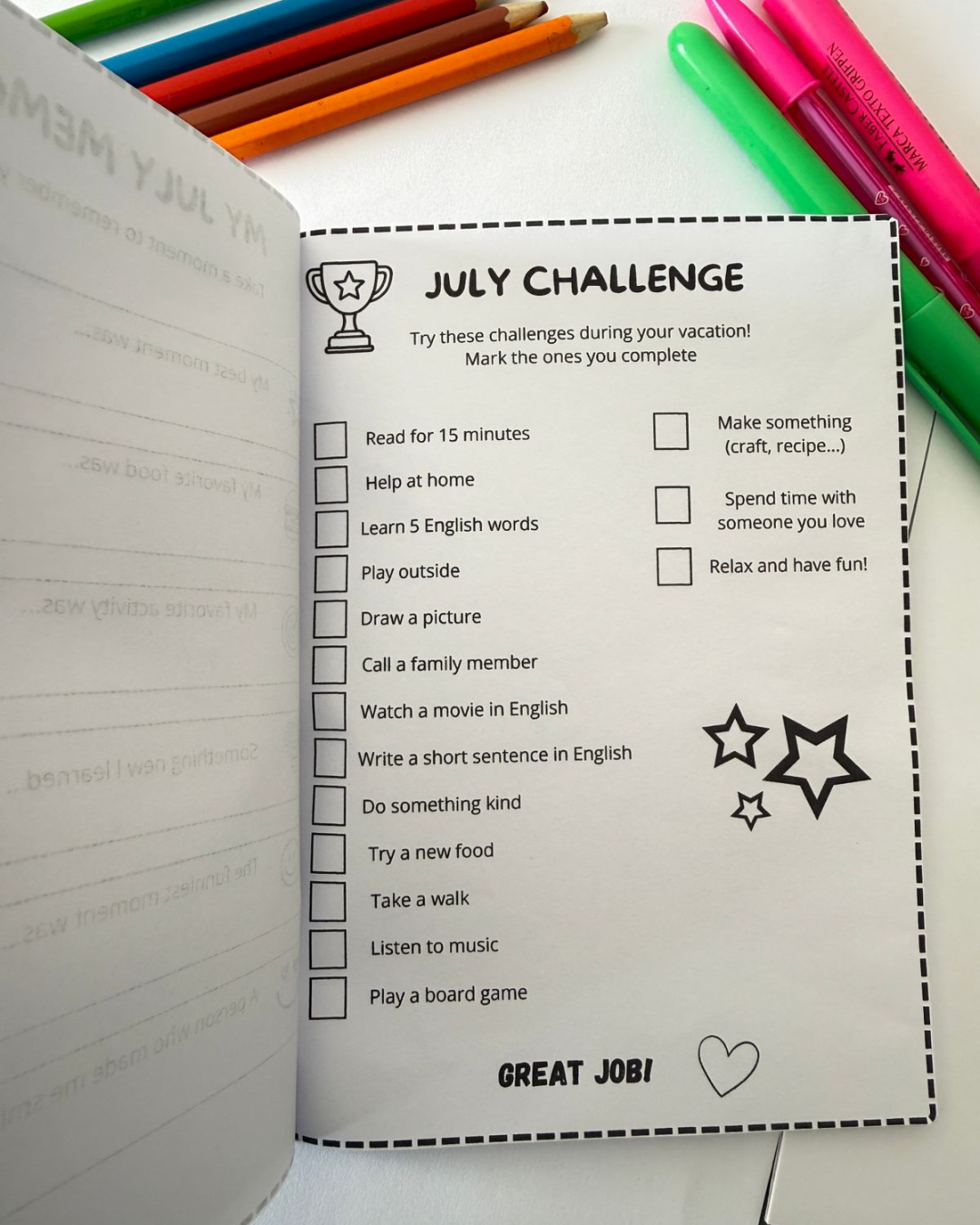 July Vacation Activity Pack - Imagem 9