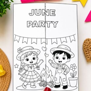 June Party Lapbook