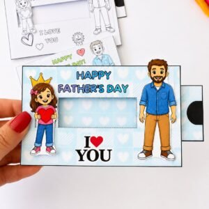 A Heart for Dad - Cartão Interativo do Dia dos Pais