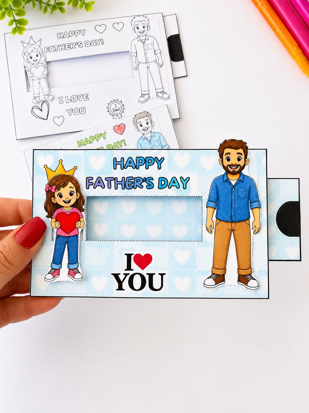 A Heart for Dad - Cartão Interativo do Dia dos Pais