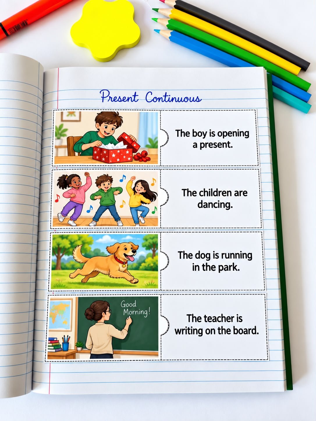 Verb Tenses Sentence Match - Imagem 5